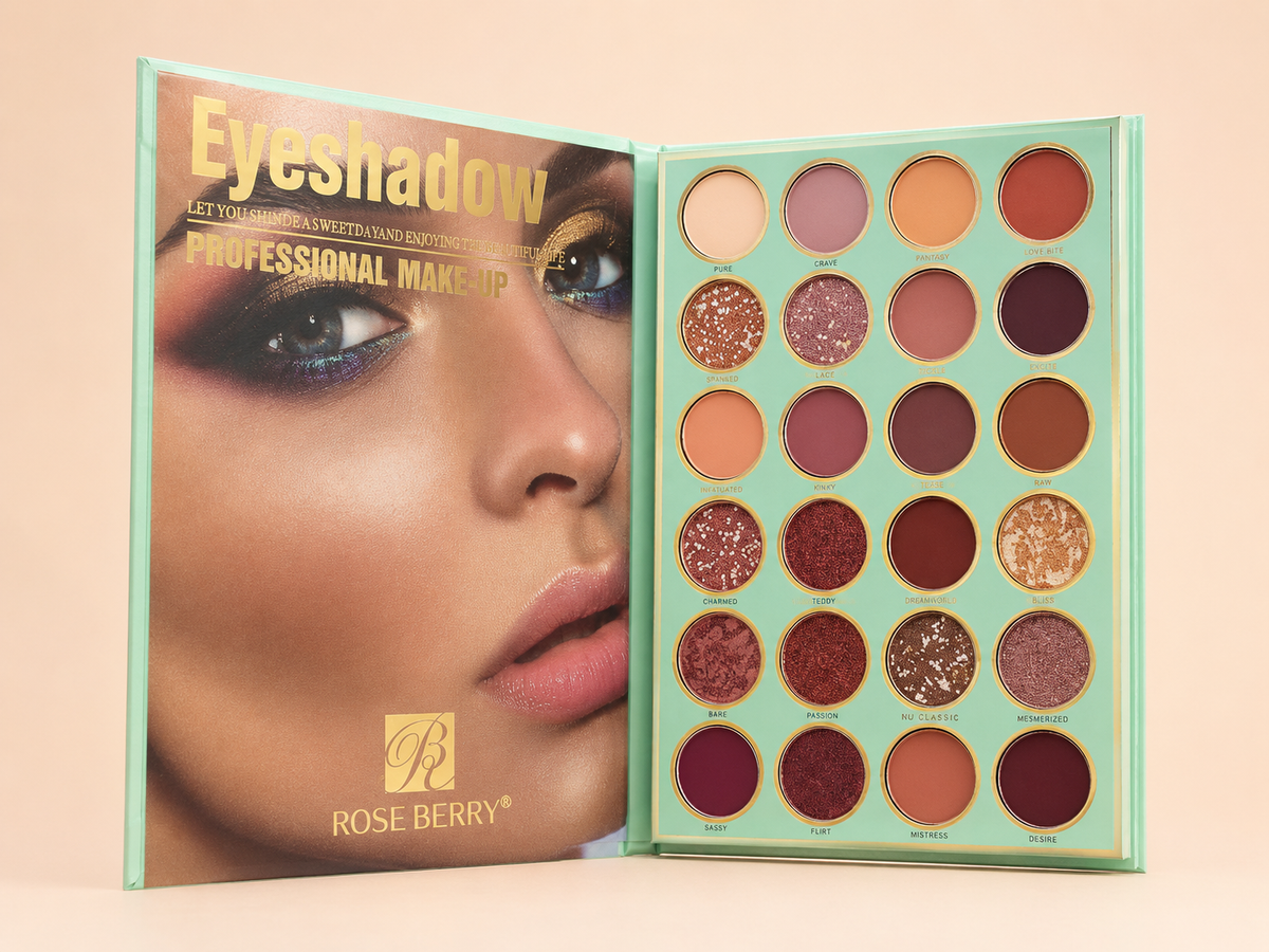 Rose Berry All-in-One Makeup Book