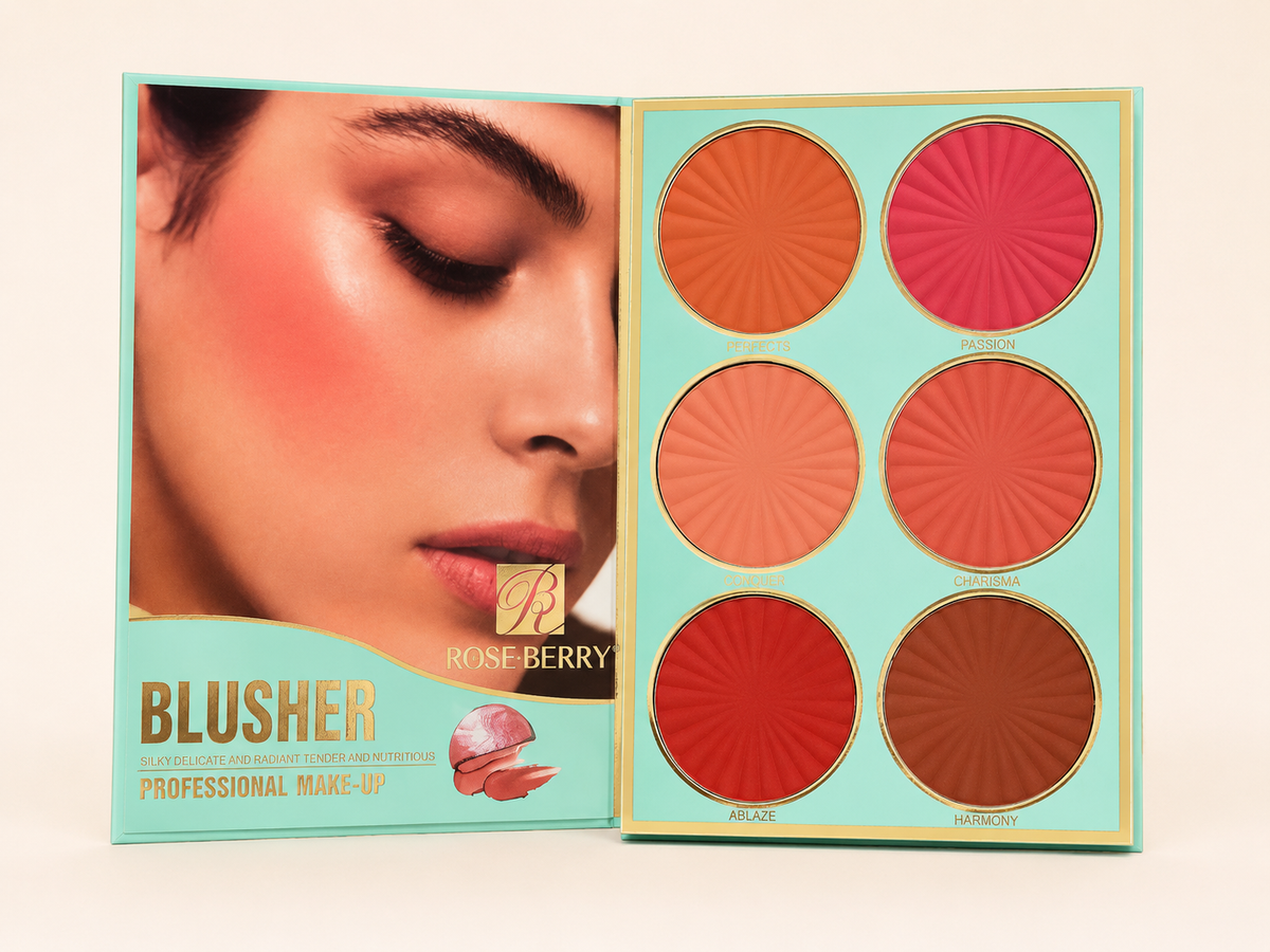 Rose Berry All-in-One Makeup Book