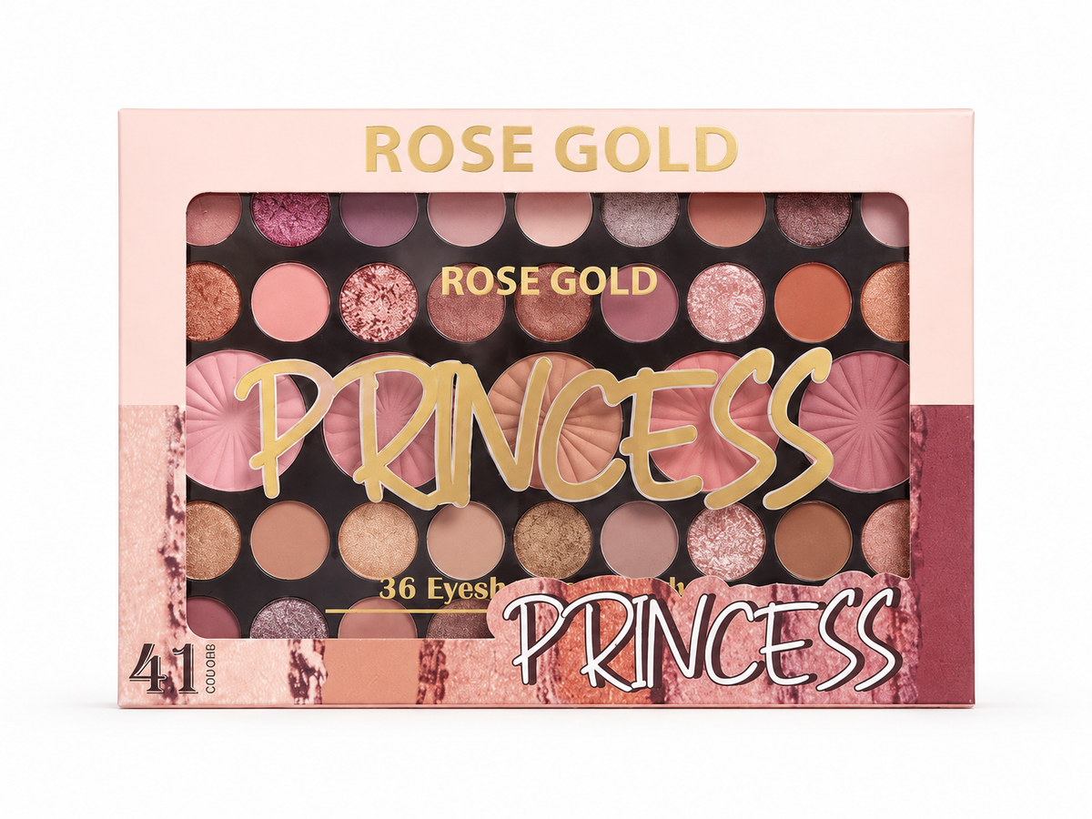 Rose Gold Princess 36 Eyeshadow & 5 blusher