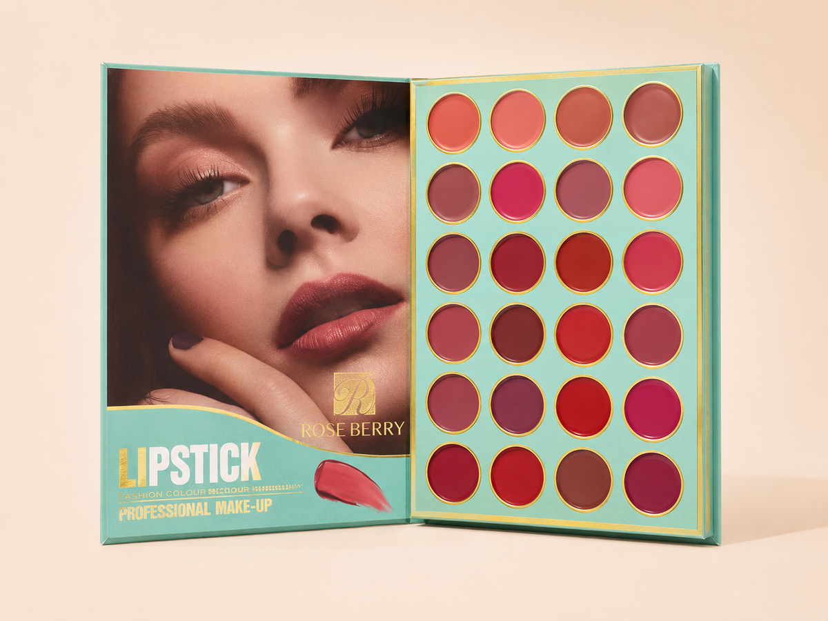 Rose Berry All-in-One Makeup Book