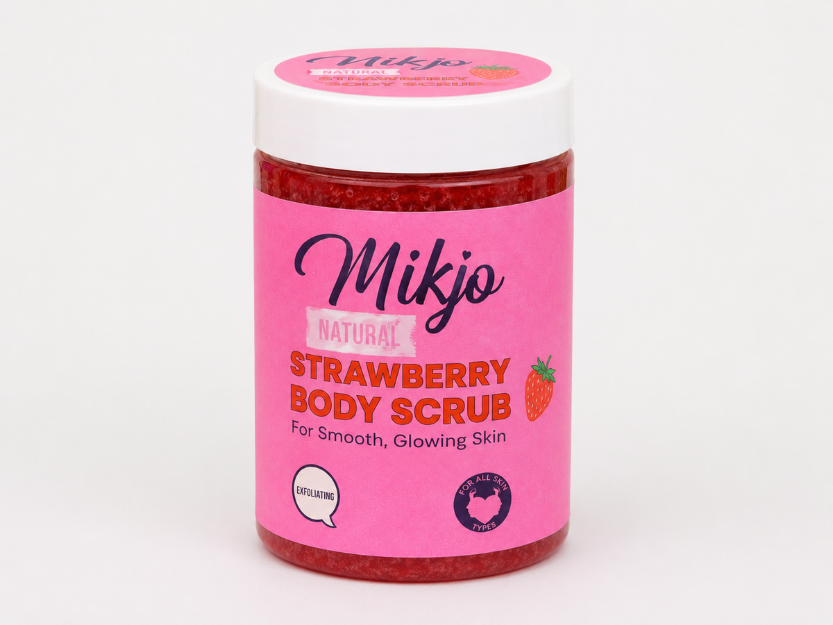 Mikio Strawberry Body Scrub